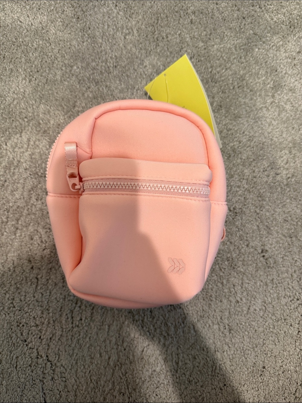 Peach Pink Mini Backpack